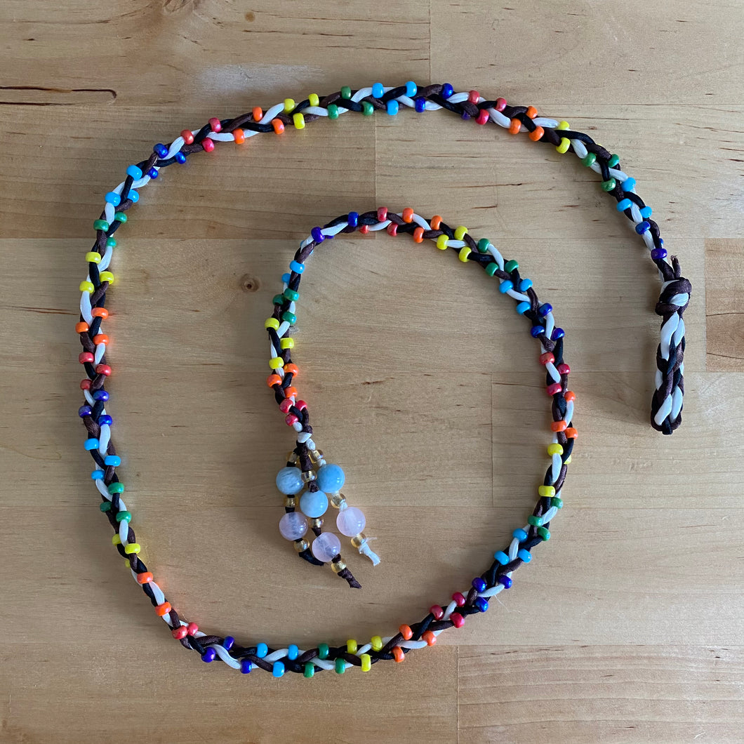 Intersectional Pride Flag Choker and Anklet