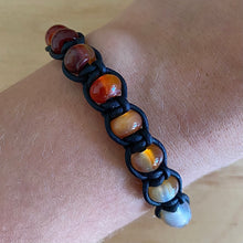 Load image into Gallery viewer, Carnelian Bracelet, Leather
