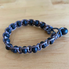 Load image into Gallery viewer, Lava Stone Bracelet, Leather
